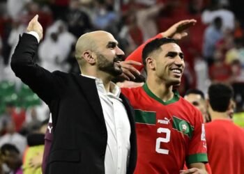 Walid Regragui & Achraf Hakimi